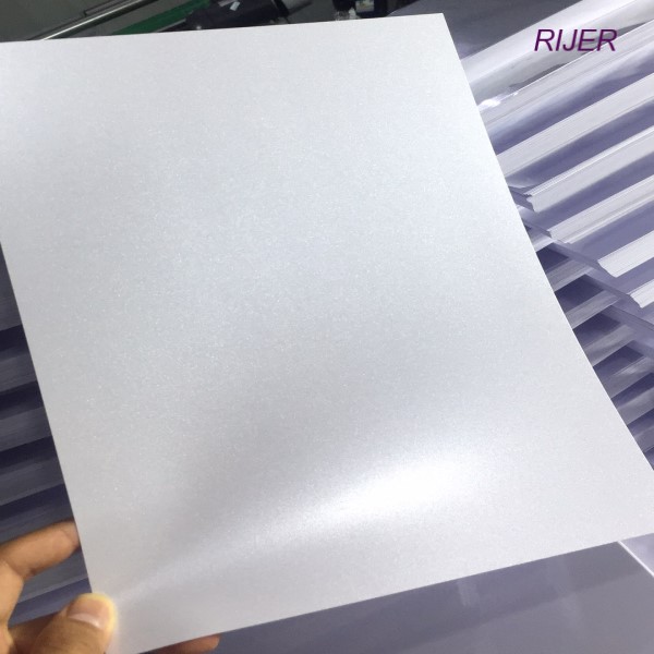 PVC Inkjet Silver Sheet